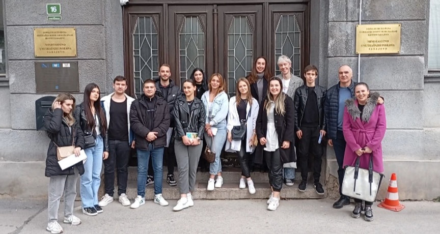 Stručna posjeta studenata Odjeljenju za kriminalističku tehniku i forenziku  MUP-a KS