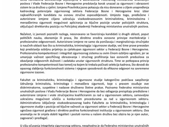 Saopštenje za javnost