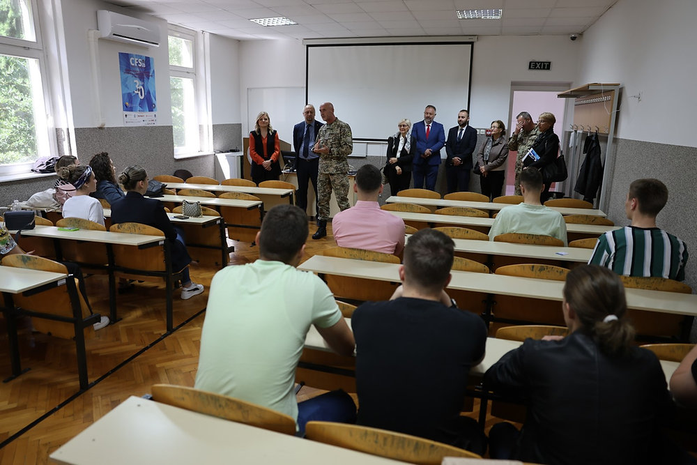 Posjeta Ministarstva odbrane i PSOTC-a Fakultetu za kriminalistiku, kriminologiju i sigurnosne studije