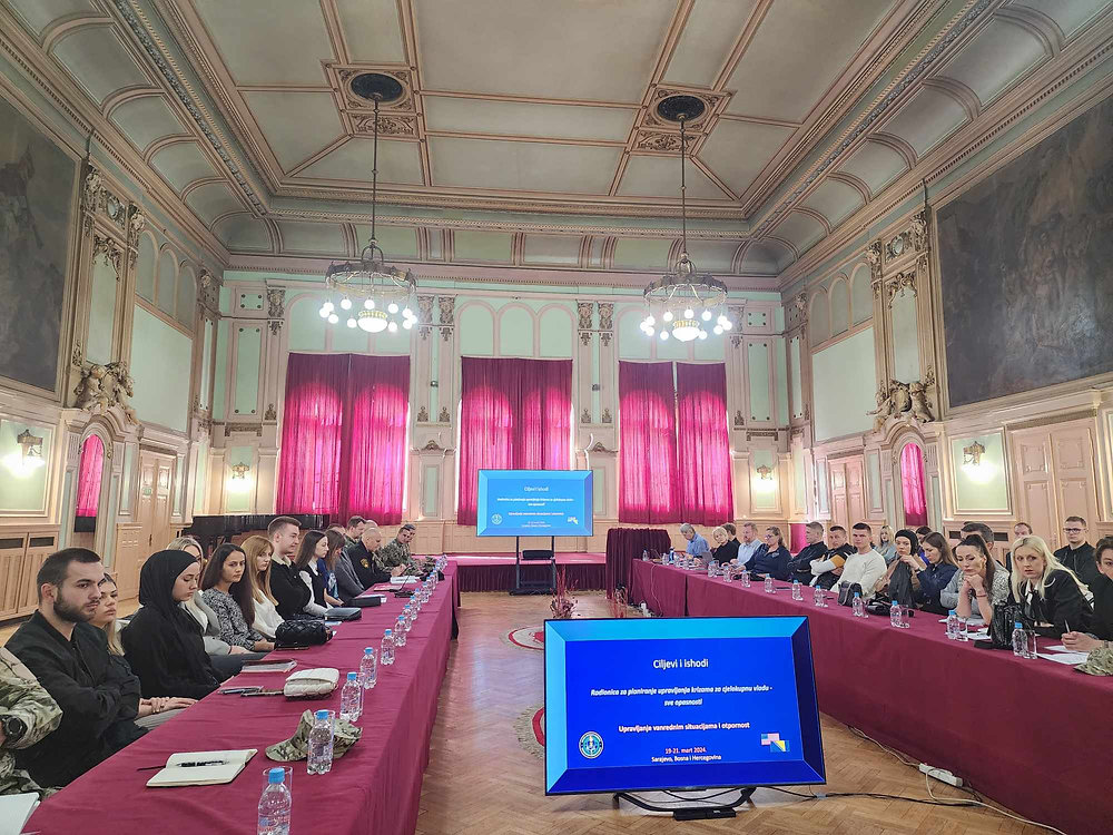 Učešće studenata u radionici Planiranja upravljanja krizama za cjelokupnu vladu