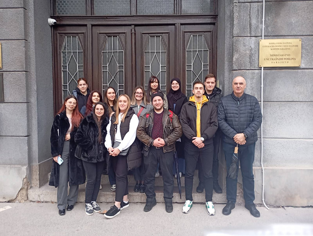 Stručna posjeta studenata Fakulteta za kriminalistiku, kriminologiju i sigurnosne studije MUP-u KS