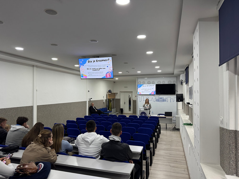 Informativna sesija o mobilnosti studenata s posebnim naglaskom na Erasmus+ mobilnosti za studente II godine s