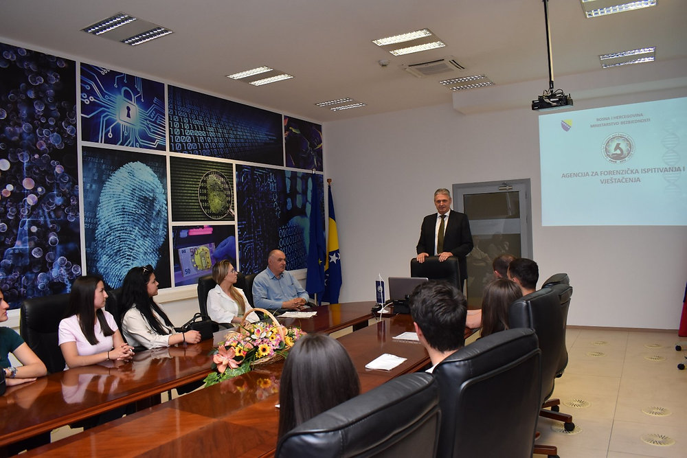 Posjeta studenata Fakulteta za kriminalistiku, kriminologiju i sigurnosne studije Agenciji za forenzička ispit